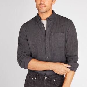 Lightweight Doubleface Long Sleeve Shirt - Brand New - NEVER WORN - Charcoal